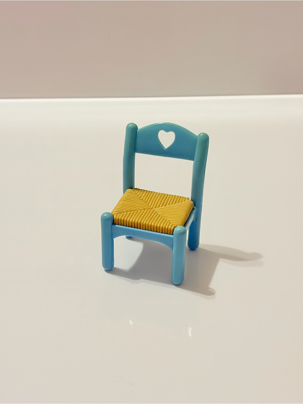 Vintage Fisher Price Loving Family Dining Blue Chair 1990s